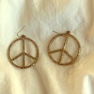 Peace earrings